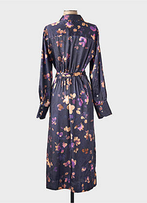 Rochie lungă violet MANGO femeie