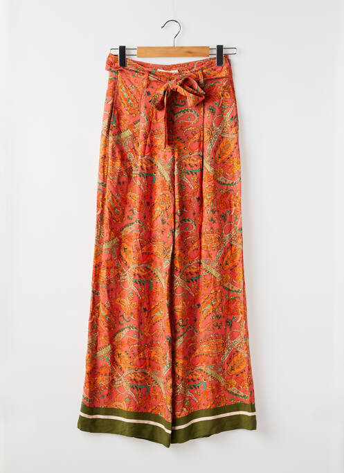 Pantalon larg roșu MANGO femme