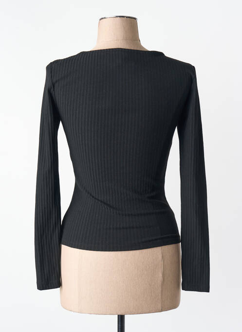 Tricou guler în v negru ONLY femme