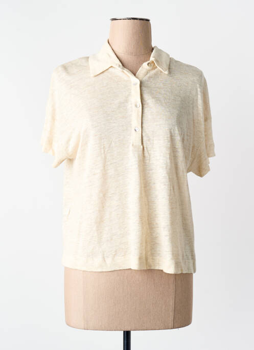 Polo bej MANGO femme
