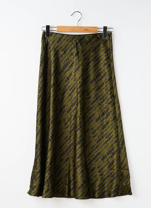 Fustă midi verde MANGO femme