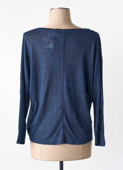 Tricou albastru LE TEMPS DES CERISES femme