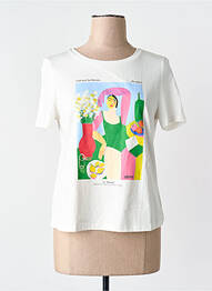 Tricou alb MANGO femme