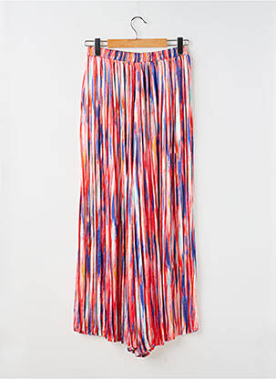Pantalon larg roz MOLLY BRACKEN femeie