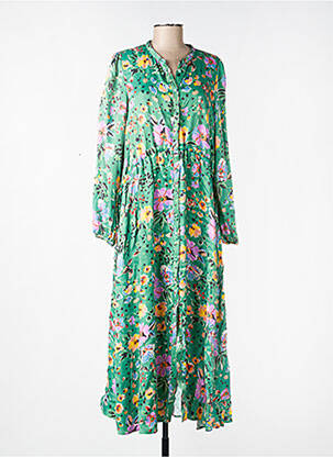 Rochie lungă verde NAF NAF femeie