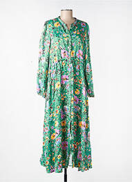 Rochie lungă verde NAF NAF femeie