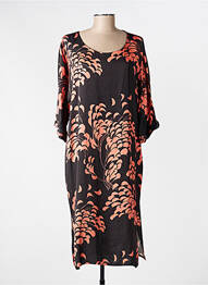 Rochie midi portocaliu AMELIE & AMELIE femeie