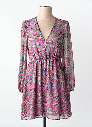 Rochie midi violet MANGO femeie