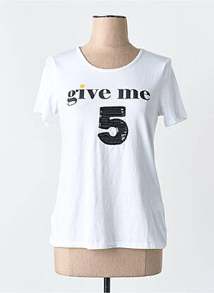 Tricou alb MORE & MORE femeie