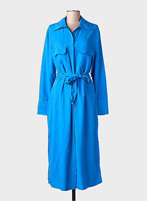 Rochie lungă albastru MANGO femeie
