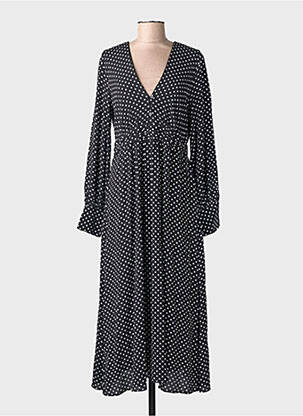 Rochie lungă negru MANGO femeie