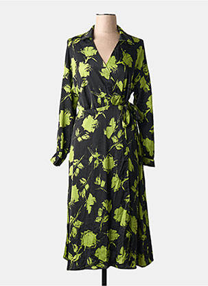 Rochie lungă verde ELLI WHITE femeie