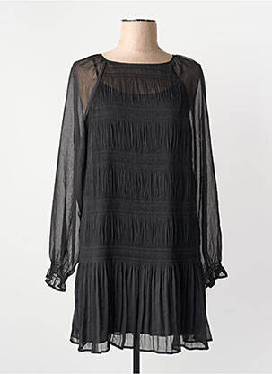 Rochie lungă negru MANGO femeie
