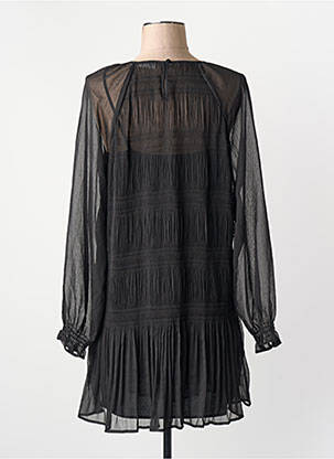 Rochie lungă negru MANGO femeie