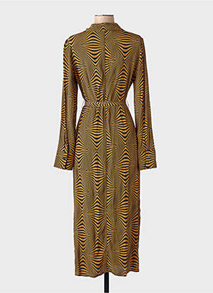 Rochie lungă maro MANGO femeie