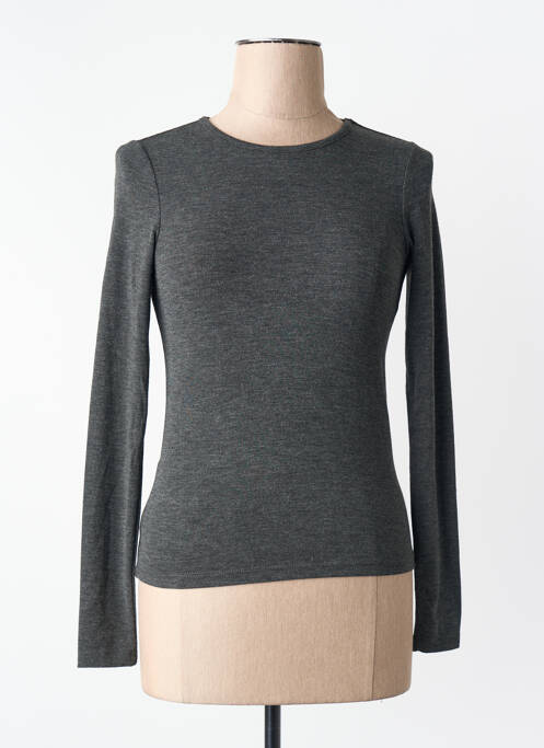 Tricou gri MANGO femme