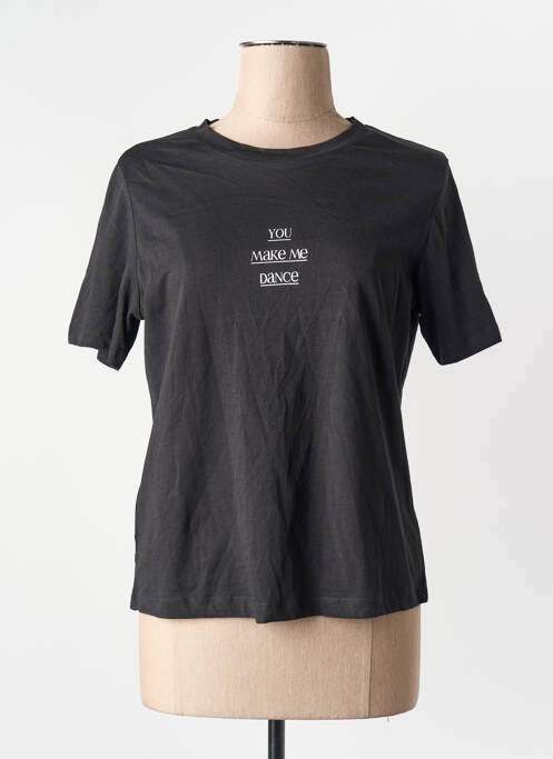 Tricou gri MANGO femme