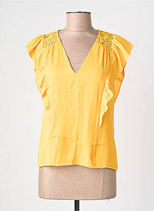 Tricou galben MORGAN femeie