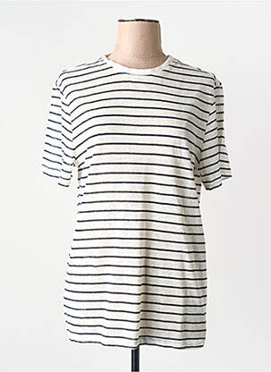 Tricou albastru MANGO homme