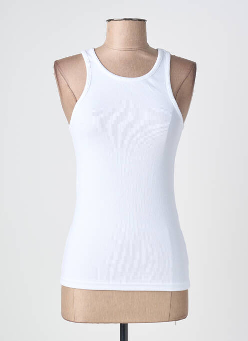 Maiou guler rotund alb ONLY femme