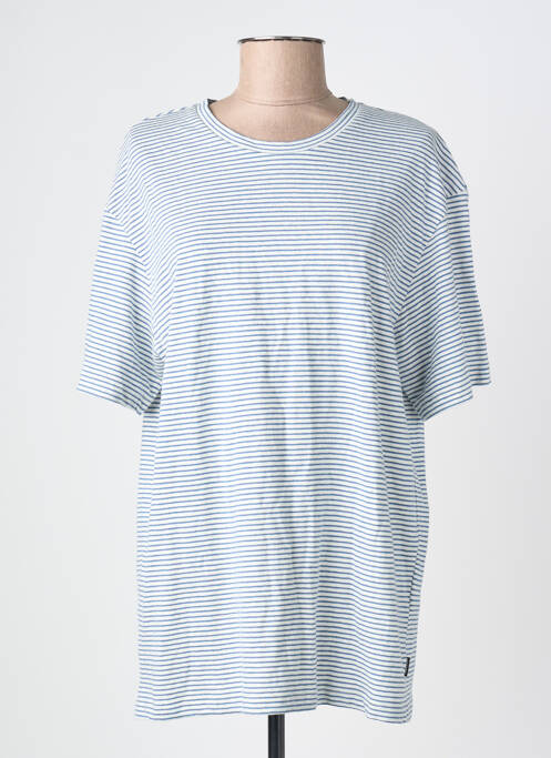 Tricou albastru JACK & JONES homme