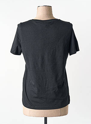 Tricou croială dreaptă mâneci scurte negru VERO MODA femeie