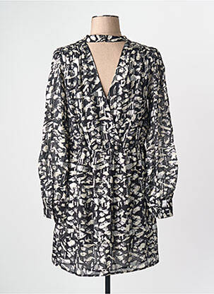 Rochie lungă negru MANGO femeie