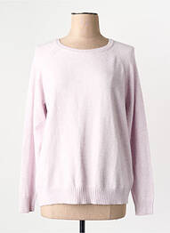 Pulover guler rotund violet ONLY femme