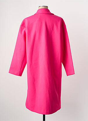 Palton lung guler tip costum roz VERO MODA femeie