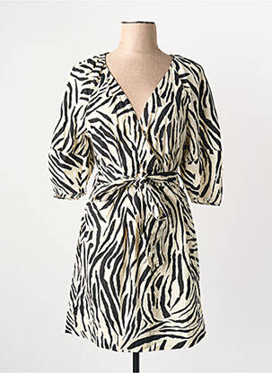 Rochie scurtă alb MANGO femeie