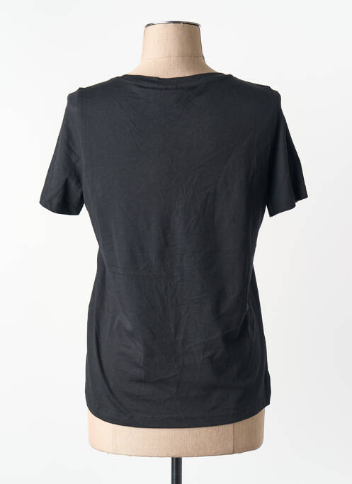 Tricou croială dreaptă mâneci scurte negru VERO MODA femme