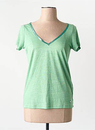 Tricou verde LES P'TITES BOMBES femeie