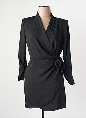 Rochie lungă negru MANGO femeie