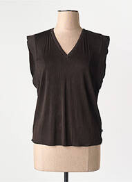 Tricou negru LE TEMPS DES CERISES femme