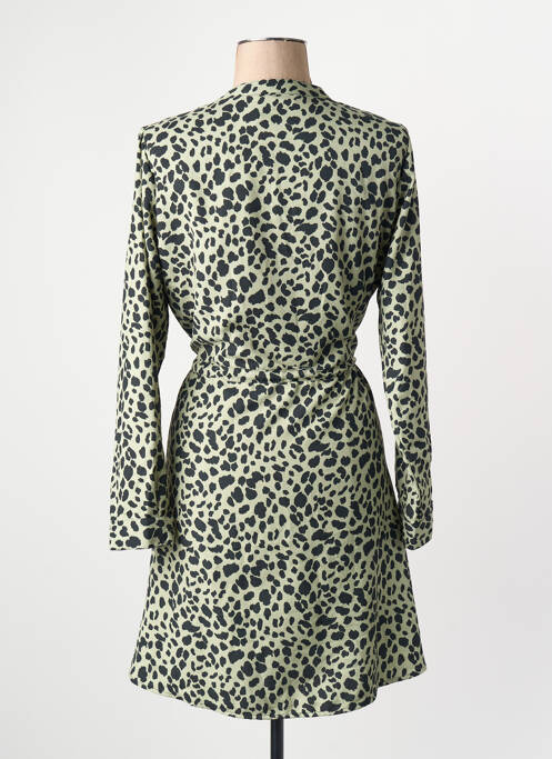 Rochie lungă mâneci lungi verde ONLY femme