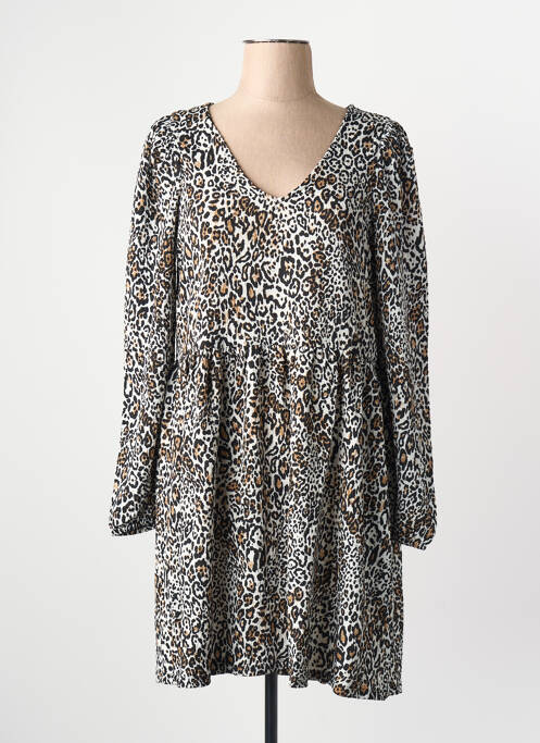 Rochie lungă mâneci lungi maro VILA femme