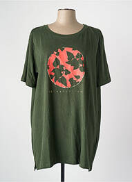 Tricou croială dreaptă verde CARMAKOMA femme