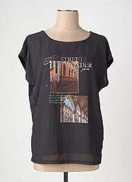 Tricou negru GARCIA femme