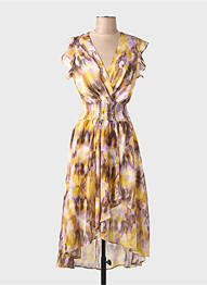 Rochie scurtă violet MORGAN femeie