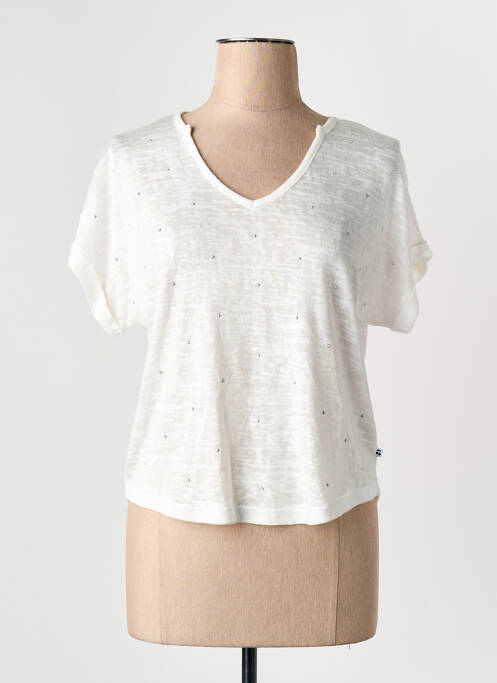 Tricou alb LE TEMPS DES CERISES femme