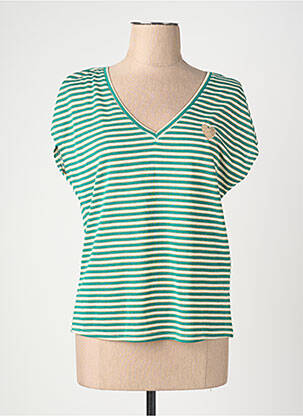 Tricou croială dreaptă verde VERO MODA femme