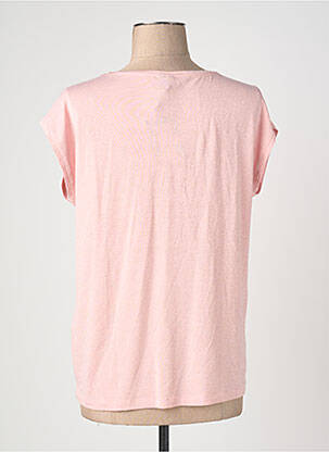 Tricou mâneci scurte mâneci scurte roz PIECES femeie