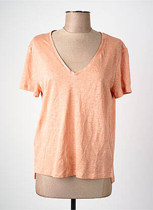 Tricou portocalie MANGO femeie
