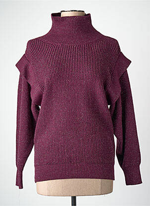 Pulover cu guler înalt violet MOLLY BRACKEN femeie