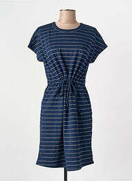 Rochie scurtă guler rotund albastru ONLY femme