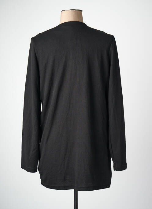 Vestă cu mâneci lungi negru ZABAIONE femme