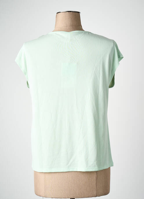 Tricou croială dreaptă mâneci scurte verde ONLY femme
