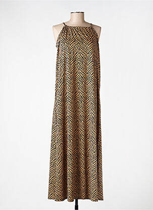 Rochie scurtă fără mâneci fără mâneci maro JACQUELINE DE YONG femeie