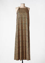 Rochie scurtă fără mâneci fără mâneci maro JACQUELINE DE YONG femeie