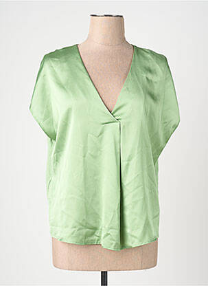Tricou verde MANGO femeie